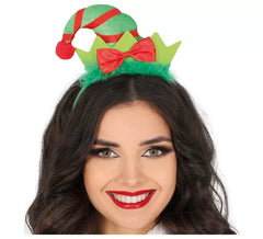 Elf Hat Headband with Bow