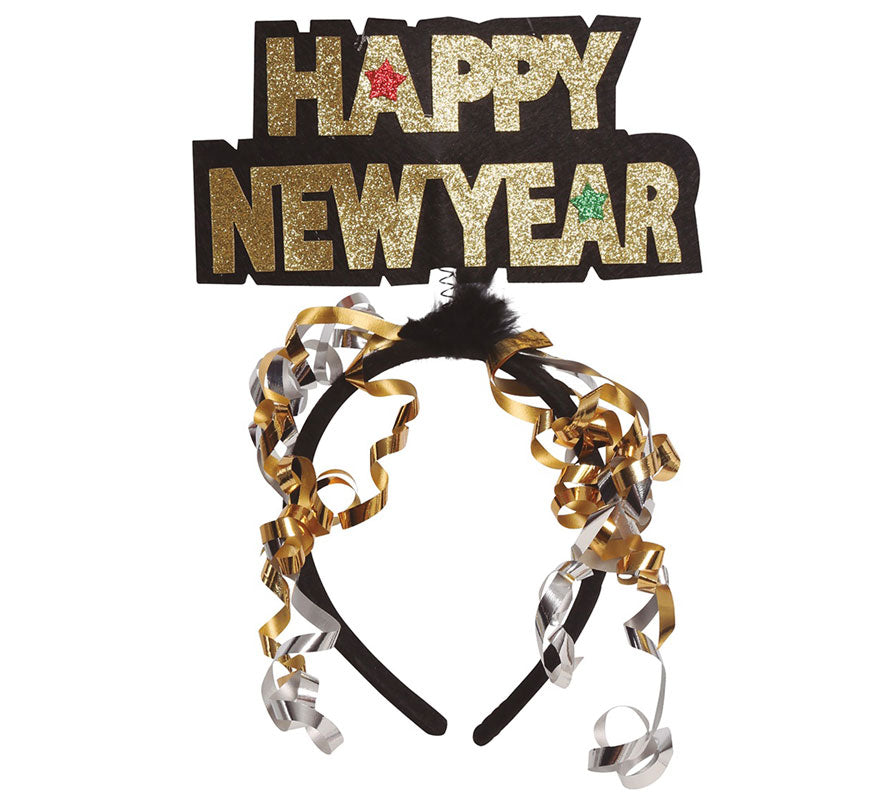 Translation missing: en.Diadema 'Happy New Year' Plata y Oro Surtidos