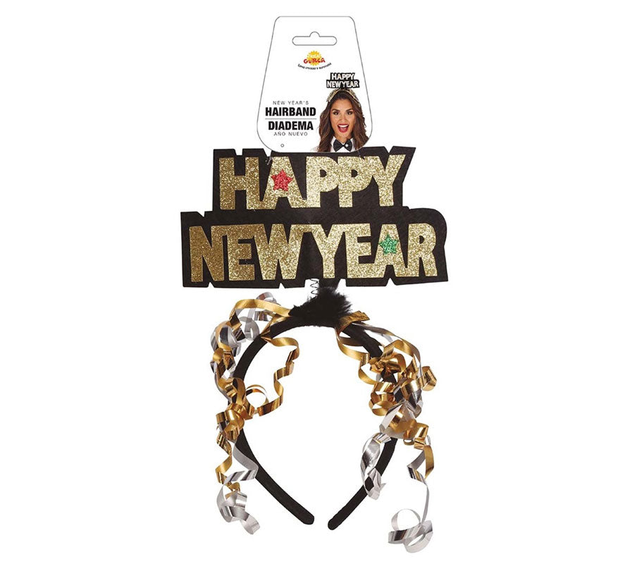 Translation missing: en.Diadema 'Happy New Year' Plata y Oro Surtidos