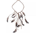 Diadema India con plumas de 23 Cm de diámetro