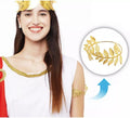 Diadema Laurel Romano dorada de metal adulto