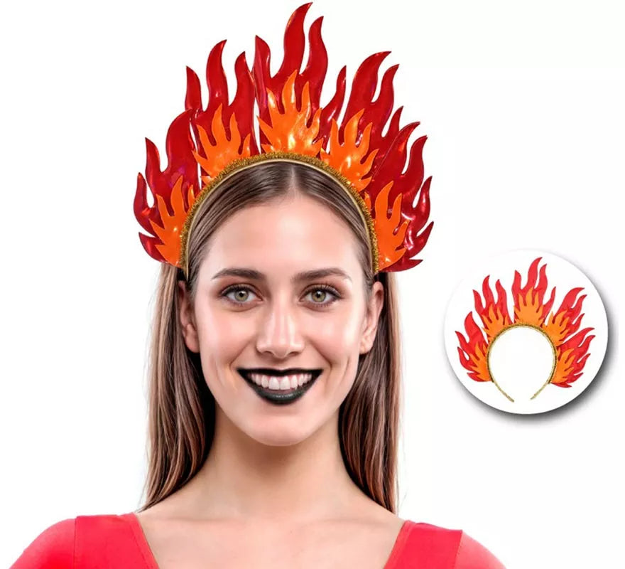 Diadema Llama del Infierno