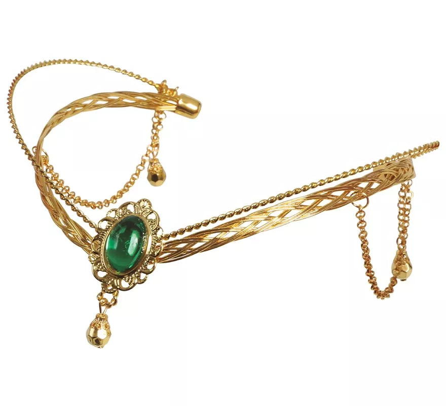 Translation missing: en.Diadema Medieval Metálica Oro
