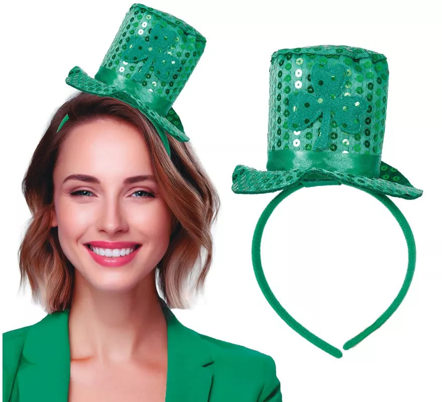 Diadema Minisombrero de San Patricio