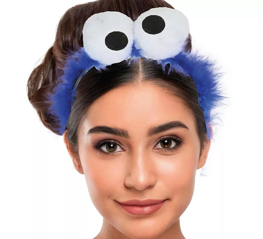 Translation missing: en.Diadema Monstruo Azul con Plumas