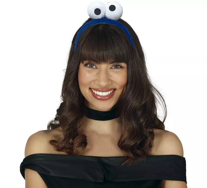Translation missing: en.Diadema Monstruo Azul con Plumas