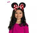 Diadema Orejas de Minnie Disney con lazo reversible infantil