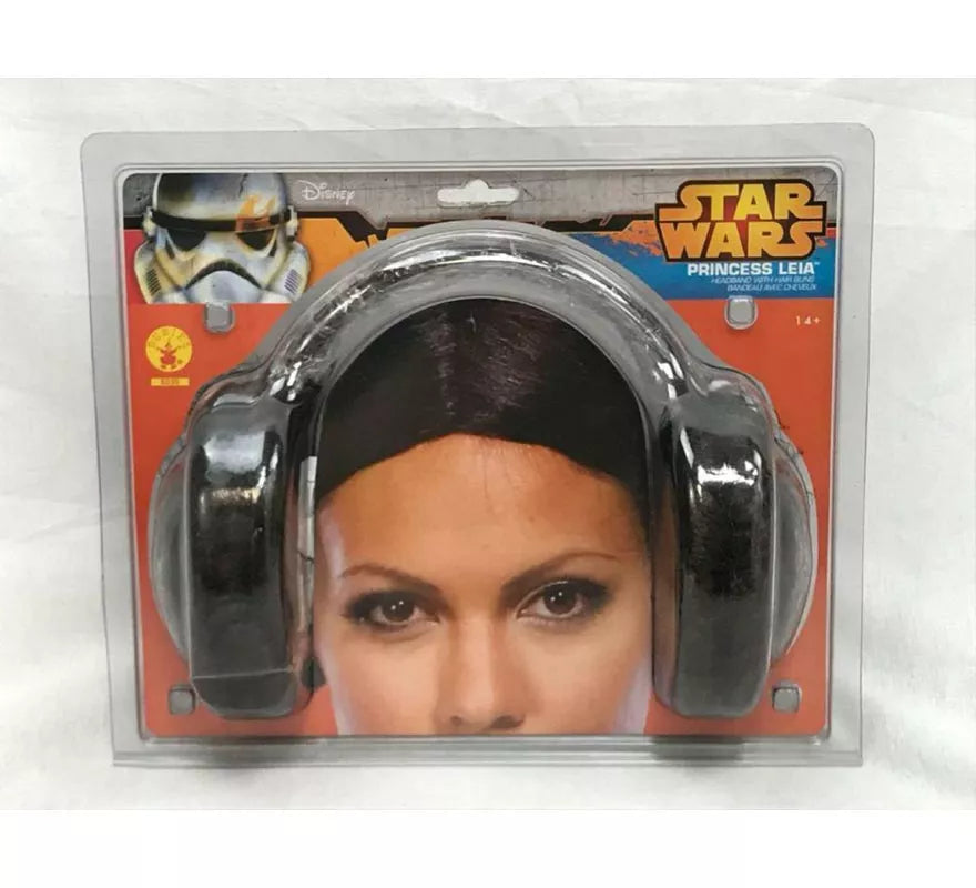 Diadema Orejeras Moños de Princesa Leia de Star Wars