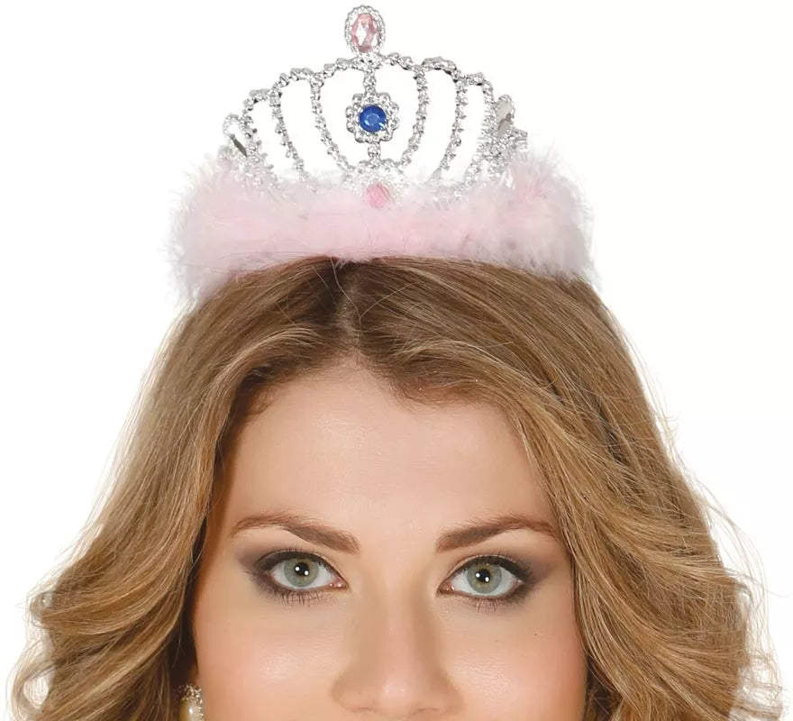 Translation missing: en.Diadema Plata con plumas