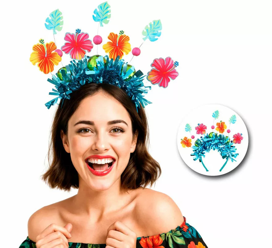 Translation missing: en.Diadema Tropical de Flores Hawaianas