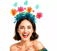 Tropical Hawaiian Flower Headband