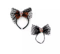 Diadema y Pajarita Calavera con lunares