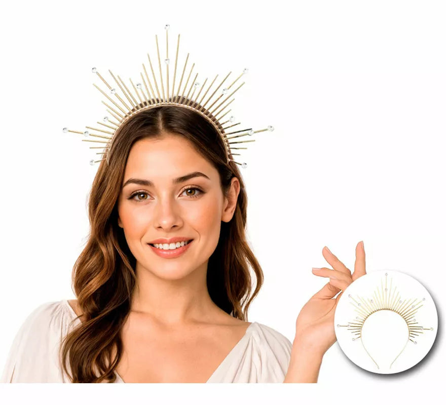 Diadema Halo de Ángel de Metal