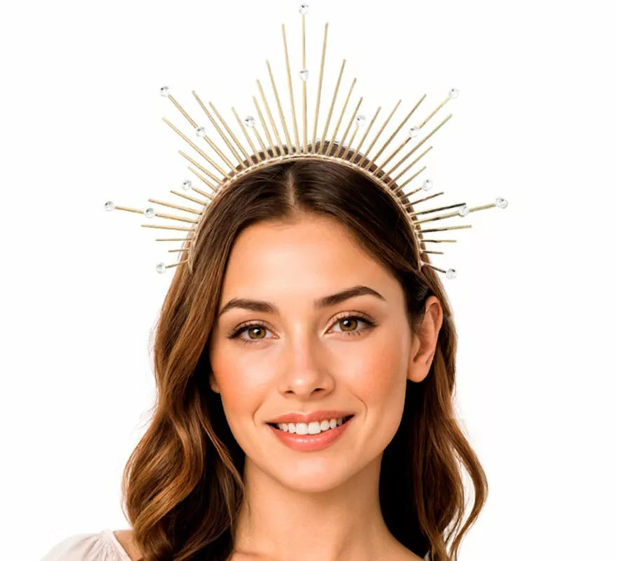 Diadema Halo de Ángel de Metal
