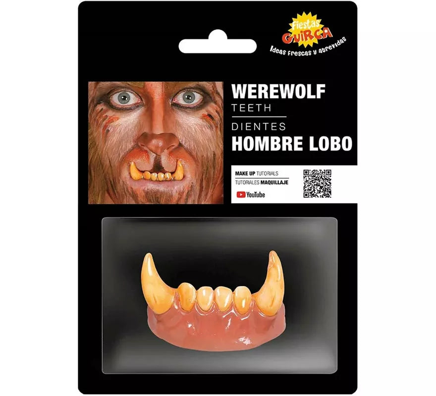 Dientes con Colmillos Hombre Lobo