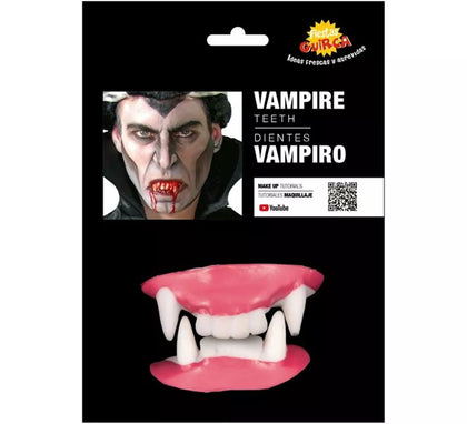 Dientes de Drácula o Vampiro para Halloween