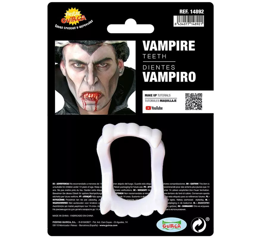 Dientes de Vampiro para Halloween