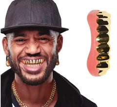 Rapper's golden teeth