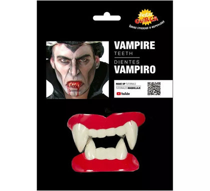 Dientes o Dentadura de Vampiro para Halloween