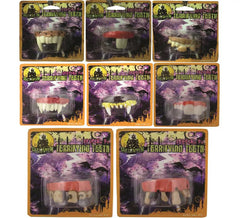 Terrifying Halloween teeth assorted models
