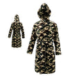 Disfraz Albornoz Camuflaje verde para adulto