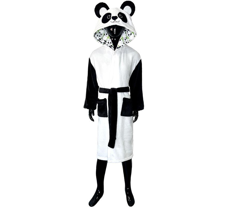 Translation missing: en.Disfraz Albornoz Paco Panda para adulto
