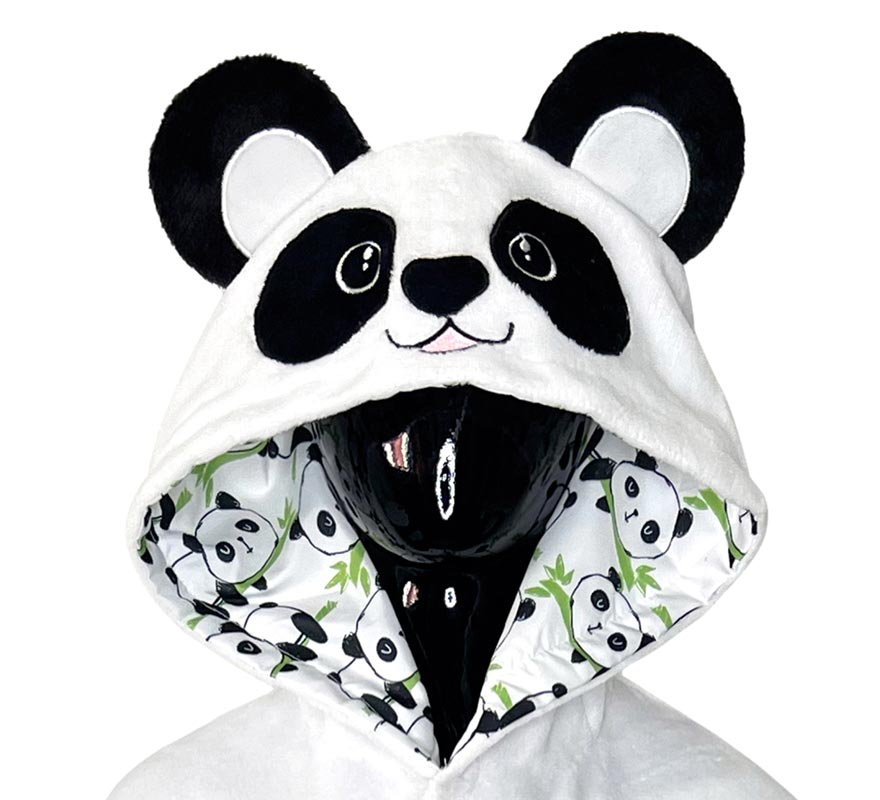 Disfraz Albornoz Paco Panda para niños