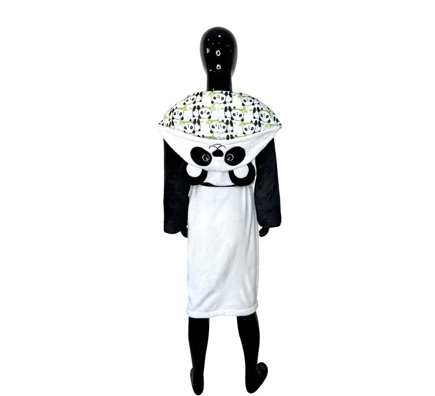 Disfraz Albornoz Paco Panda para niños