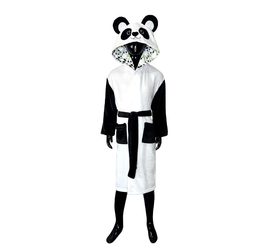 Translation missing: en.Disfraz Albornoz Paco Panda para niños