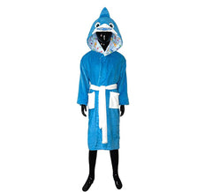 Blue Shark Sandy Bathrobe Costume for Children