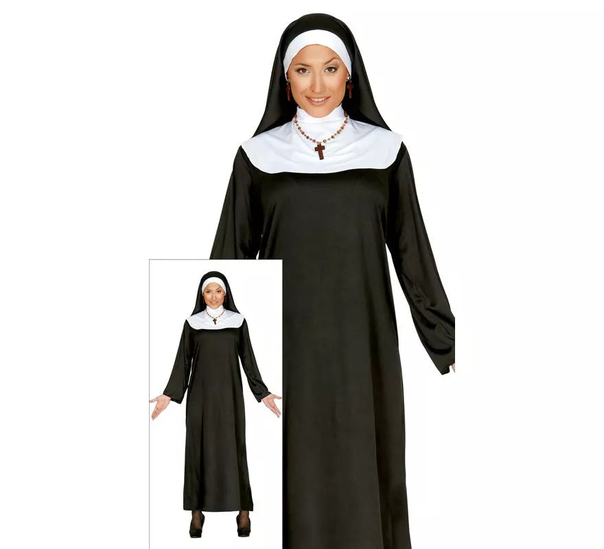 Disfraz barato de Monja mujer