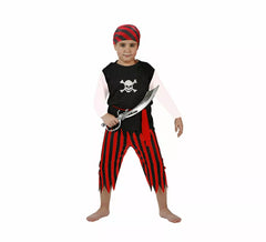 Cheap Pirate costume for children 5 to 6 years old