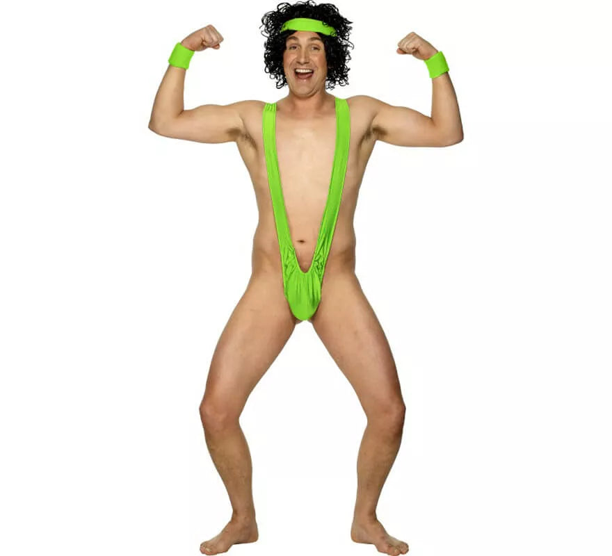 Translation missing: en.Disfraz Biquini de Borat color verde de Lycra