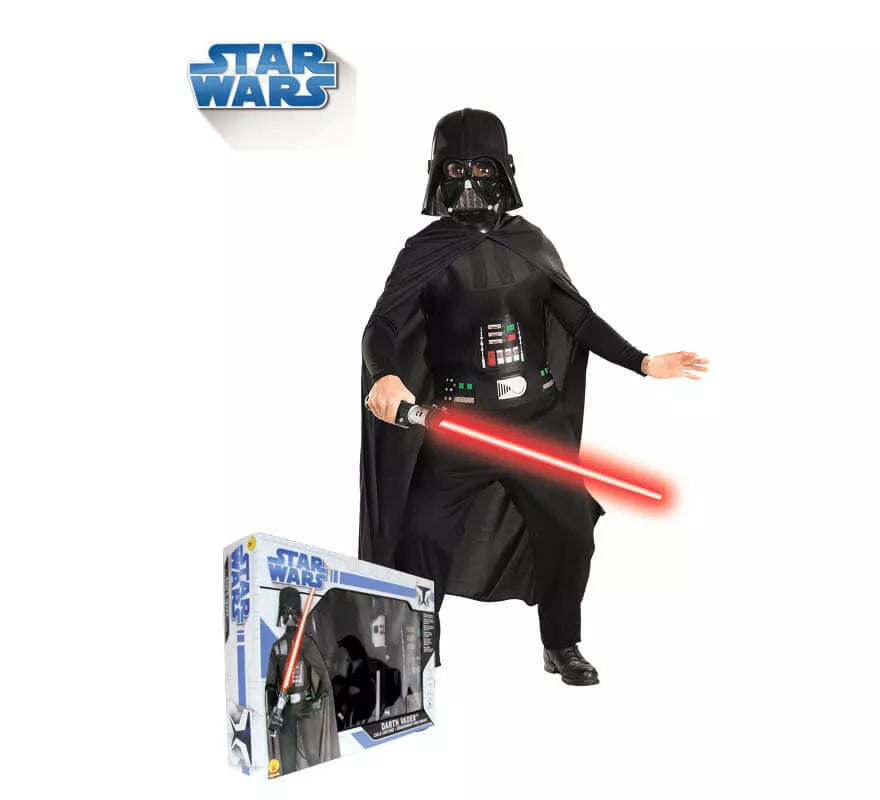 Translation missing: en.Disfraz Darth Vader con espada en caja