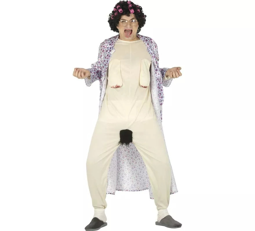 Disfraz de Abuela con Sorpresa para hombre