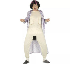 Costume Old Woman or Grandma with Surprise for men