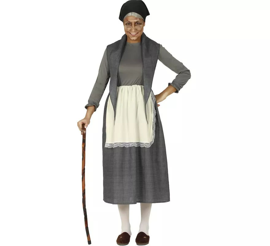 Translation missing: en.Disfraz de Abuela Gris para mujer