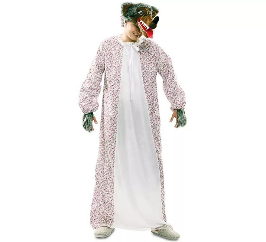 Disfraz de Abuela Lobo para hombre