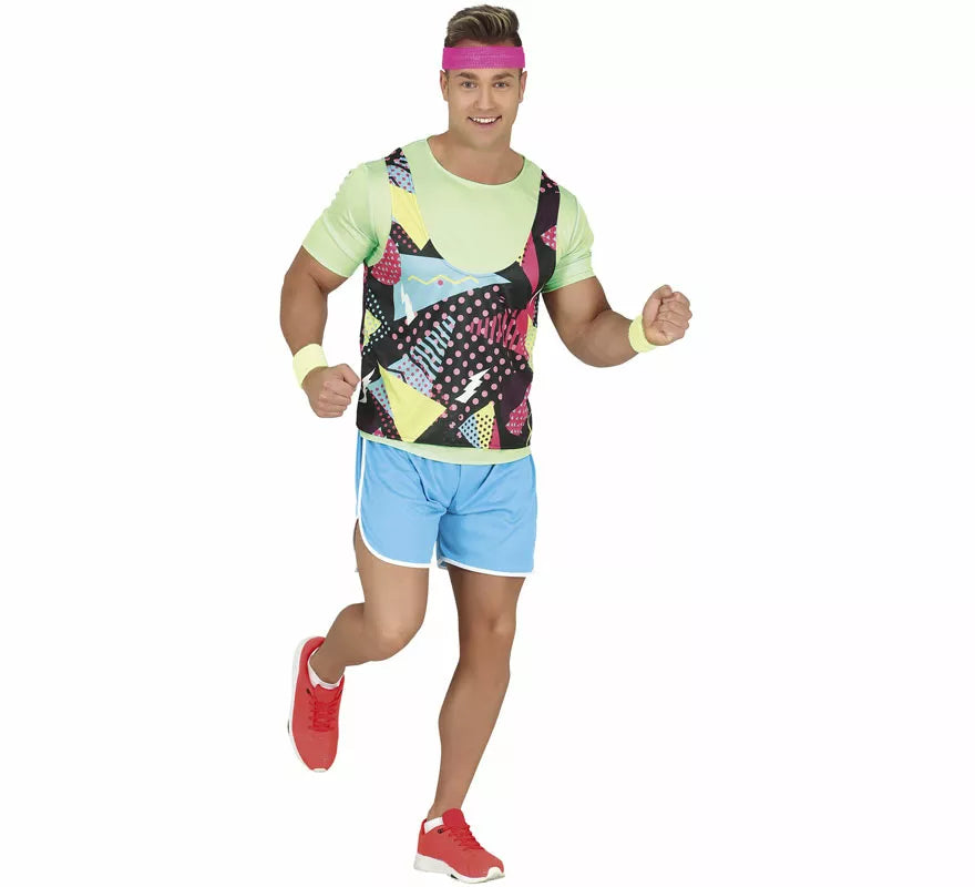 Translation missing: de.Disfraz de Aerobic de los 80' para hombre