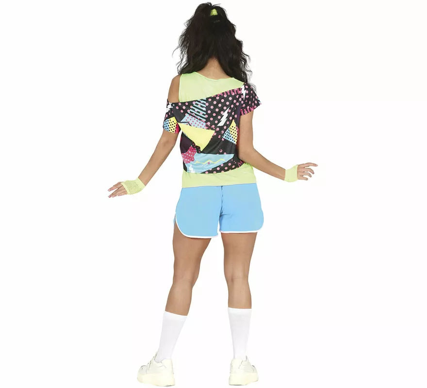 Disfraz de Aerobic de los 80' para mujer