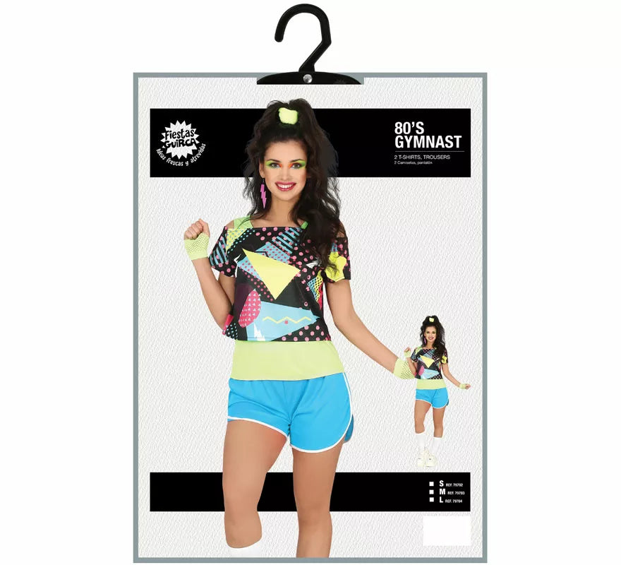 Disfraz de Aerobic de los 80' para mujer