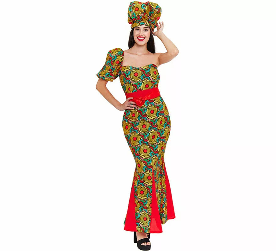 Disfraz de Africana para mujer