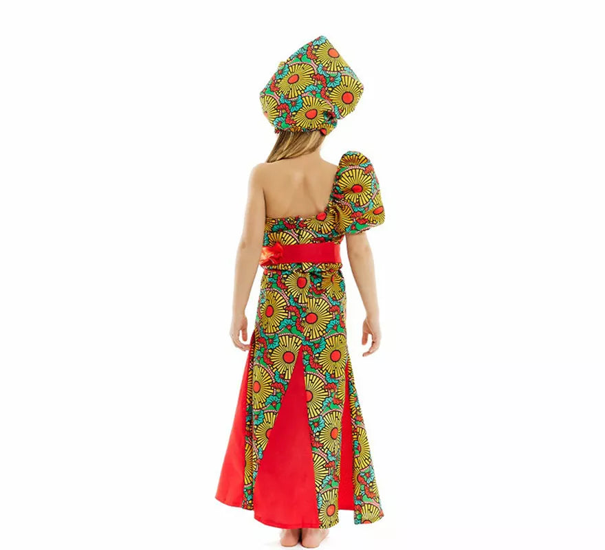 Disfraz de Africana para niña