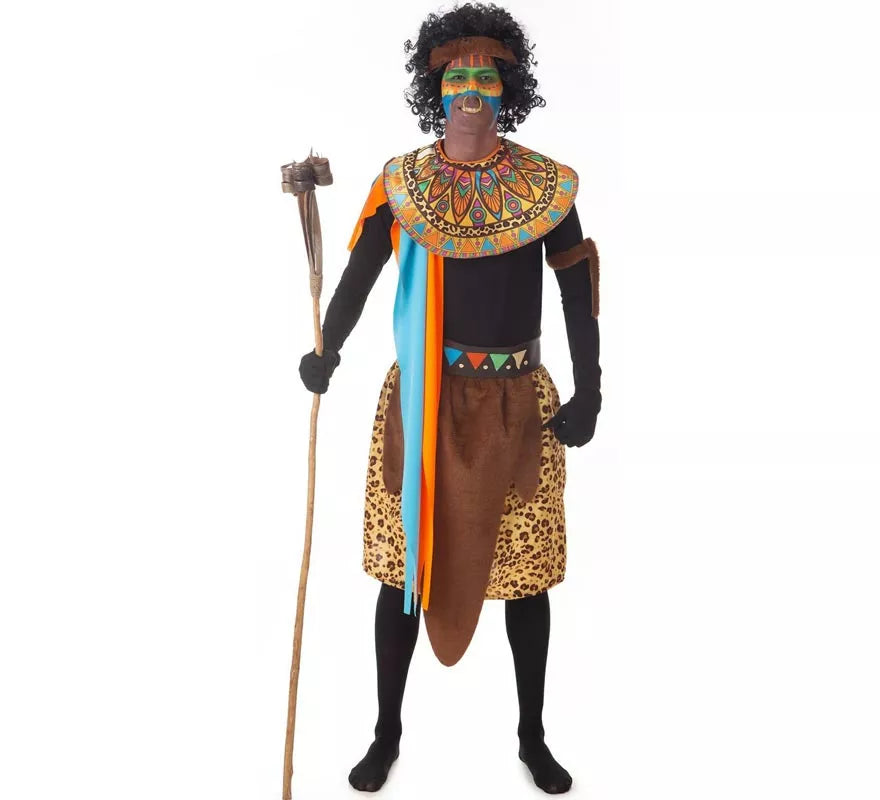 Translation missing: en.Disfraz de Africano de Tribu para hombre