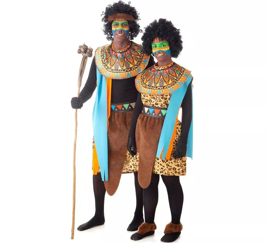 Translation missing: en.Disfraz de Africano de Tribu para mujer