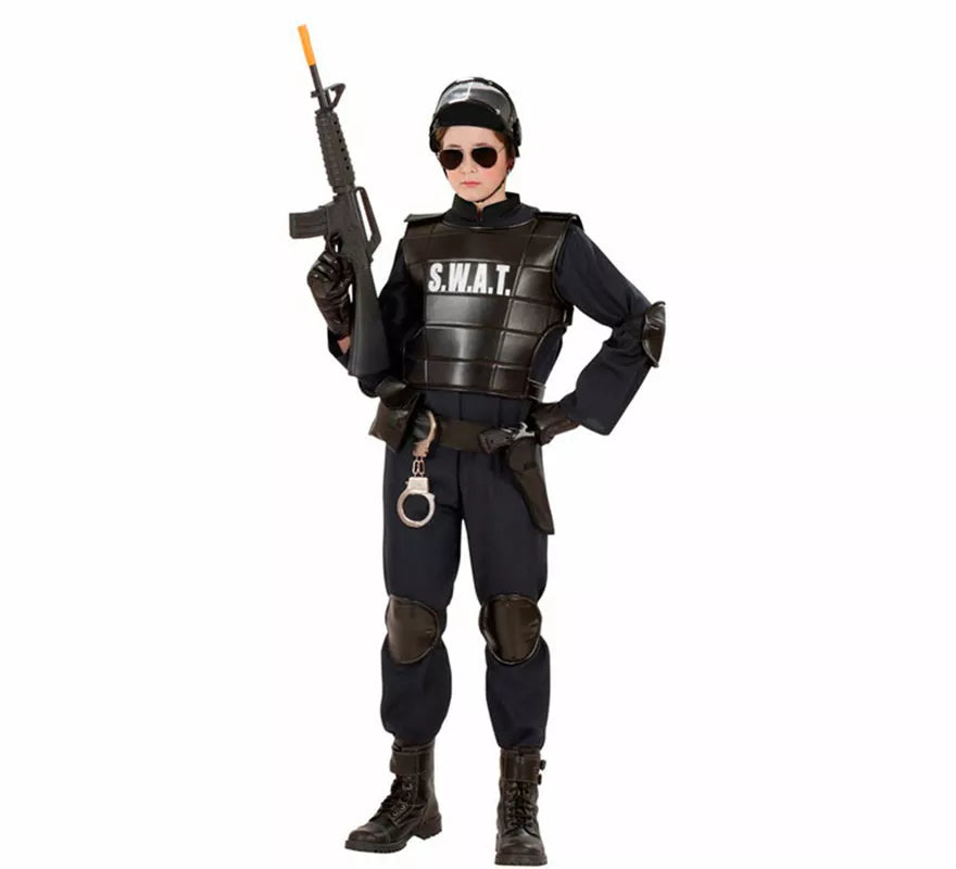 Disfraz de Agente Policía SWAT para niño