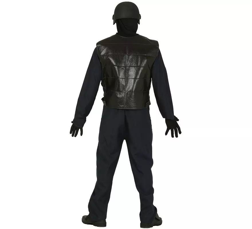 Disfraz de Agente Swat para hombre