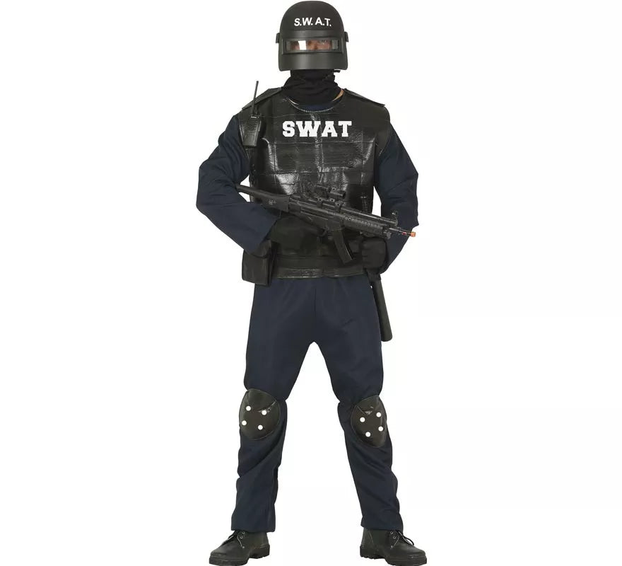 Disfraz de Agente Swat para hombre