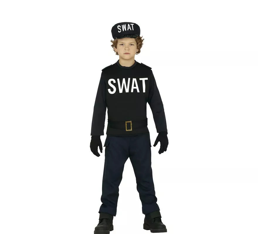 Disfraz de Agente Swat para niño