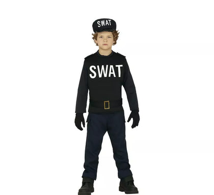 Disfraz de Agente Swat para niño